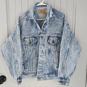 1980's type 3 acid wash Levi's denim jacket